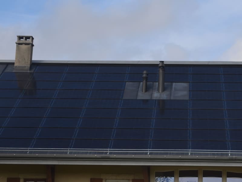 Installation solaire sur immeuble